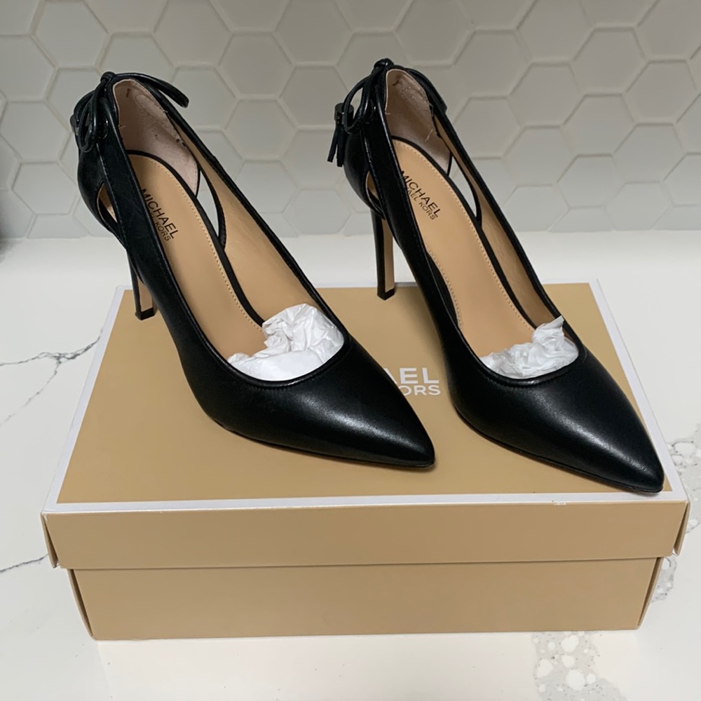 Michael Kors Jennings Pump leather heels